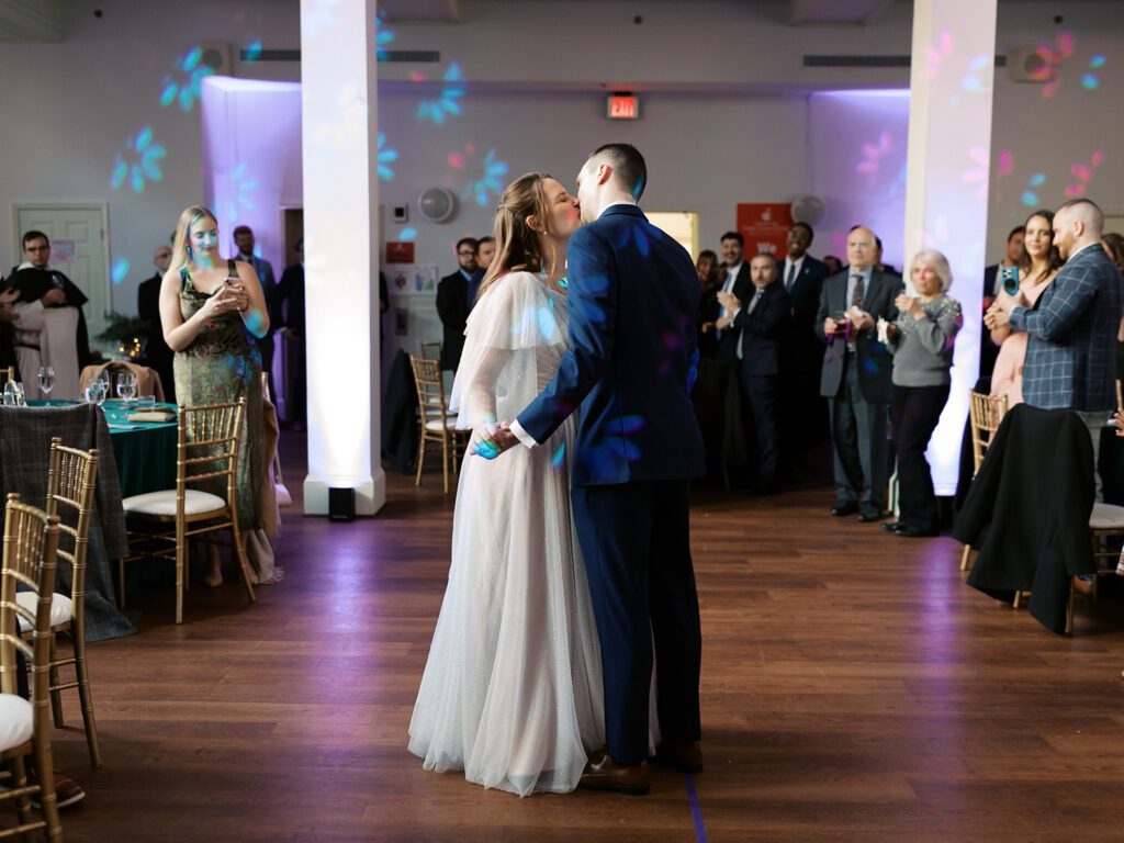 Winter Couple's First Dance