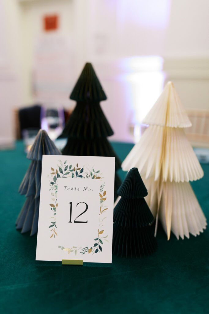 Winter Wedding Decor